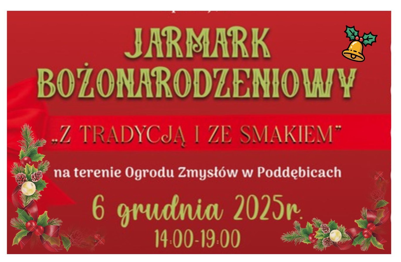 Jarmark Bożonarodzeniowy na terenie Ogrodu Zmysłów
