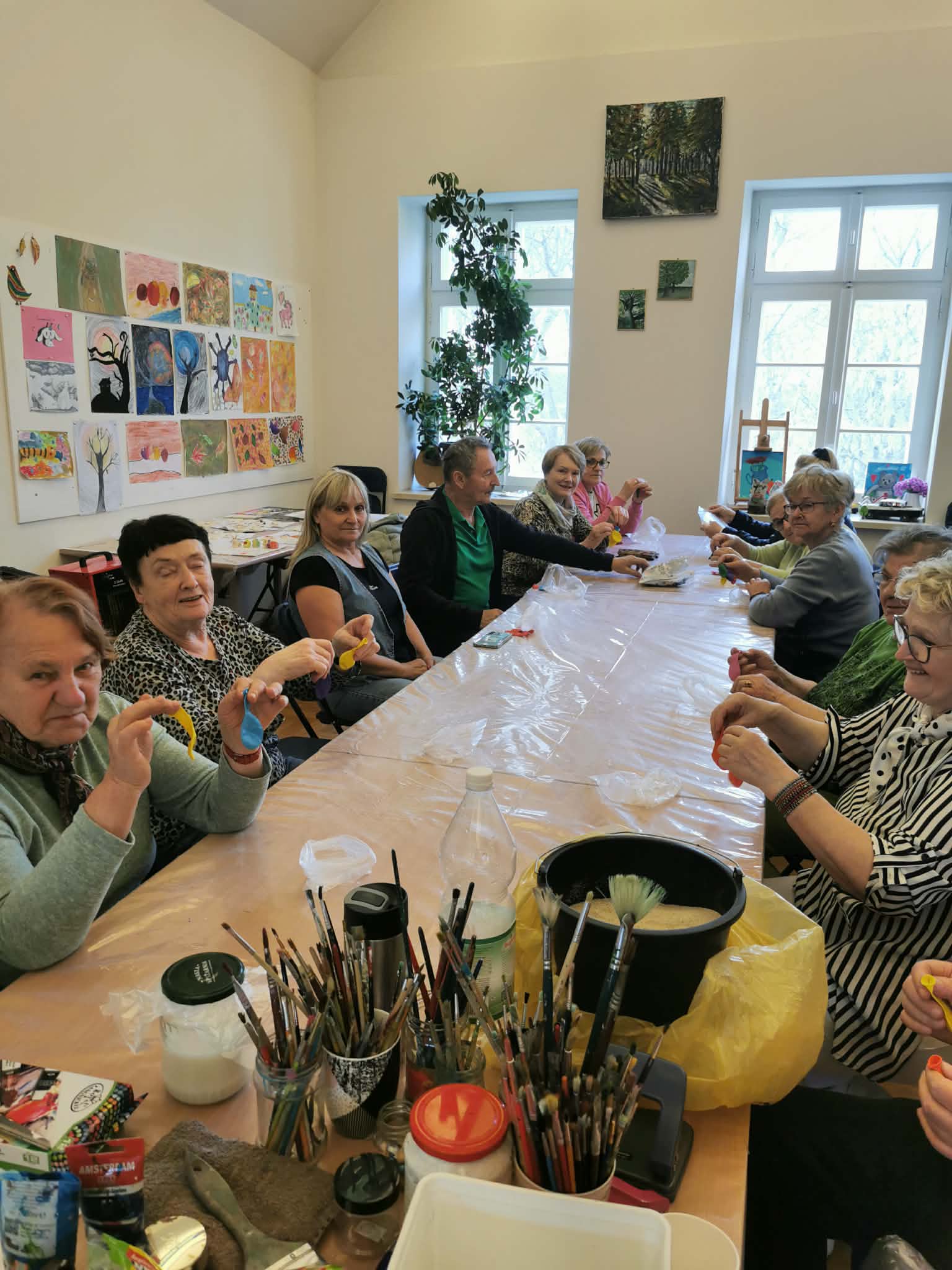 Warsztaty dla Seniorów w ramach współpracy z Fundacja Galin
